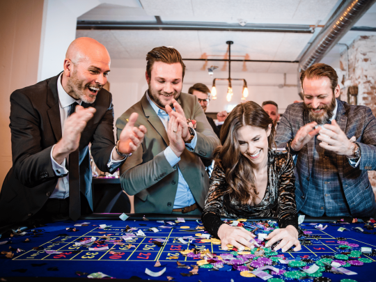 Mobiles Casino Event mieten - Roulette, Poker, BlackJack