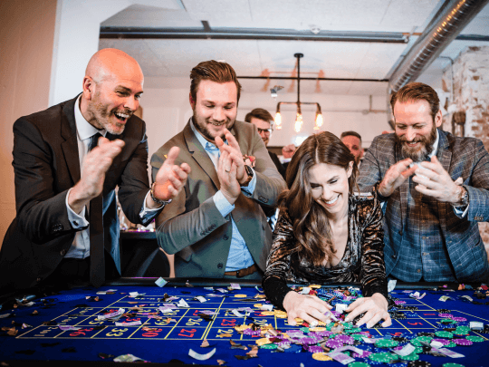 Mobiles Casino Event mieten - Roulette, Poker, BlackJack