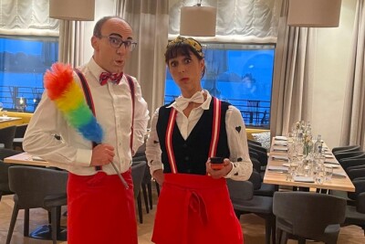 Spaßkellner Tack und Ticki im Steigenberger Hotel Konstanz