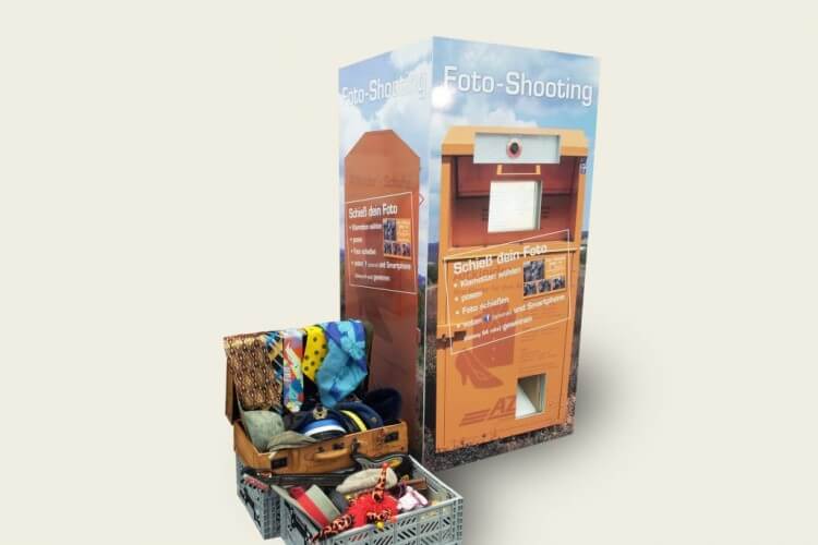 Fotoautomat verkleidet