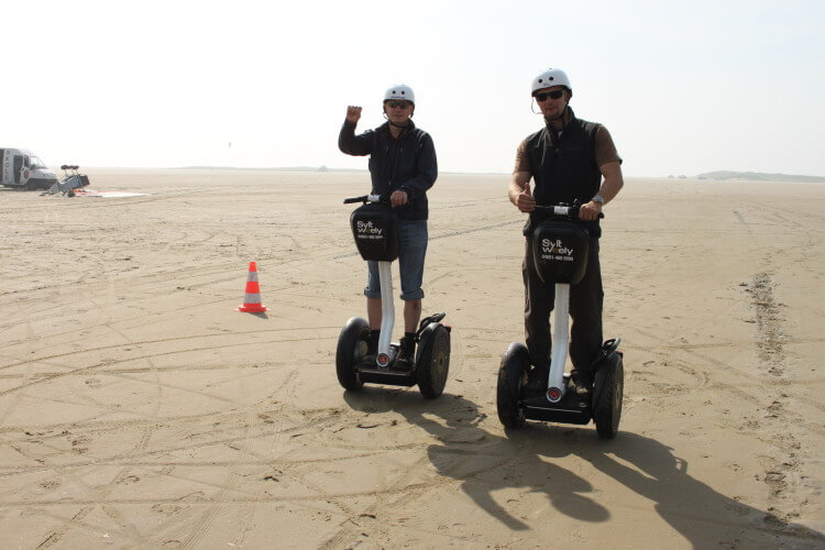 Segyway fahren am Strand