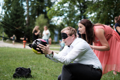 Gaint Slingshot mit Happy Birds teamazing