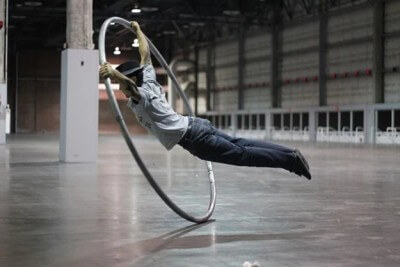 David Matz im Cyr Wheel