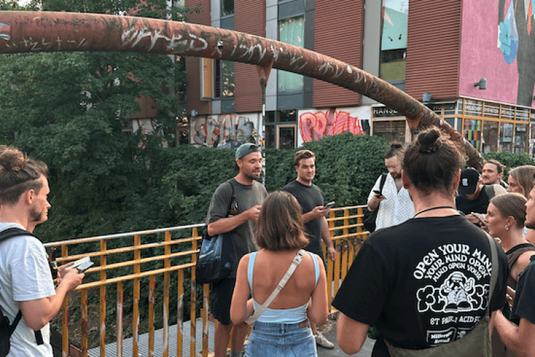 Team bei Street art game - Die Street art Tour in Hamburg