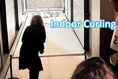 Wintergames - Wintertriathlon, indoor Curling