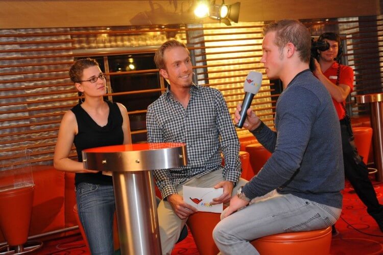 Felix Uhlig auf der AIDA