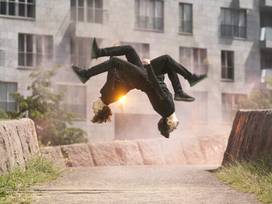 Jim und John beim Überschlag