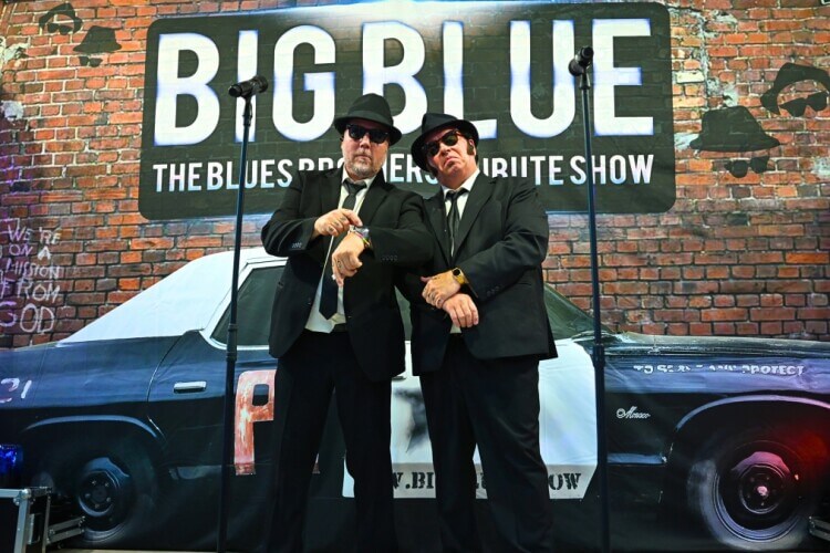 The Blues Brothers™ Tribute Show Big Blue on stage