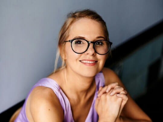 Leandra Fili mit Brille