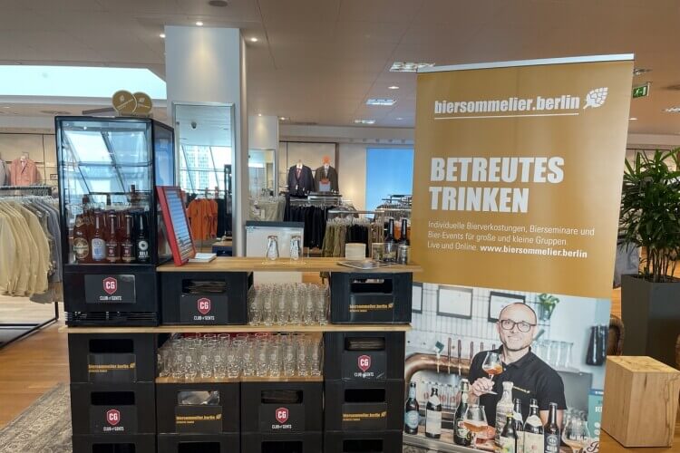 POP-UP-Bar für Events mit Biersommelier.Berlin Karsten Morschett