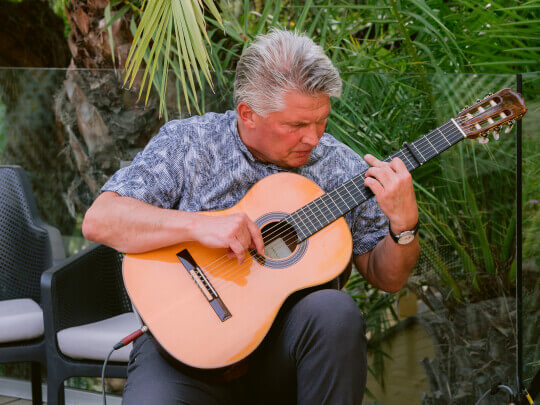 Bernie Rieger bespielt Hochzeit  auf Gran Canaria