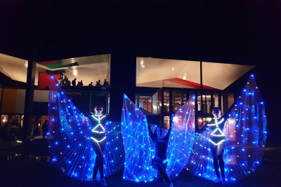 LED Show im Freien (Zürich,Schweiz)
