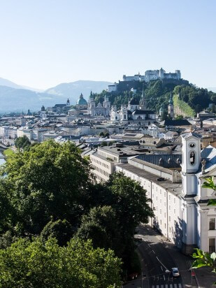 Panorama Salzburg an Salzach