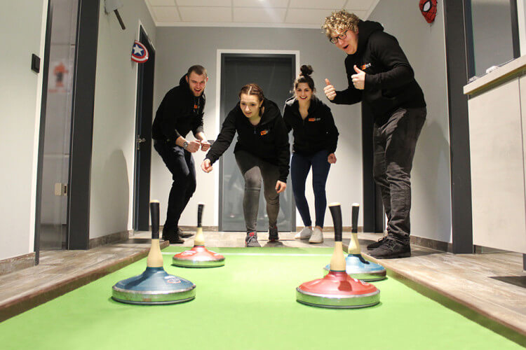Teppichcurling-Teamevent