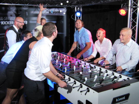 Kicker mit 8 Personen