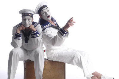 Pantomime Bastian mit PAN im Matrosenlook