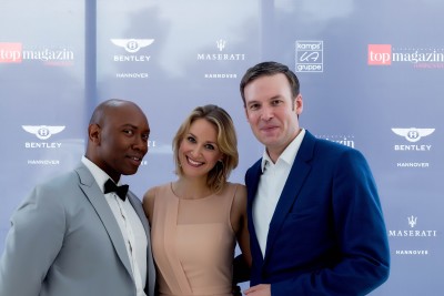 Singer Johnny Tune, DJane IngaWee and Saxman David Milzow@ Bentley- Maserati