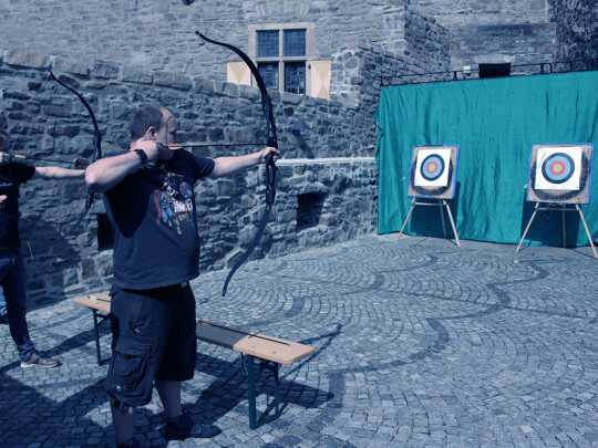 Nachtbogenschießen Teamevent