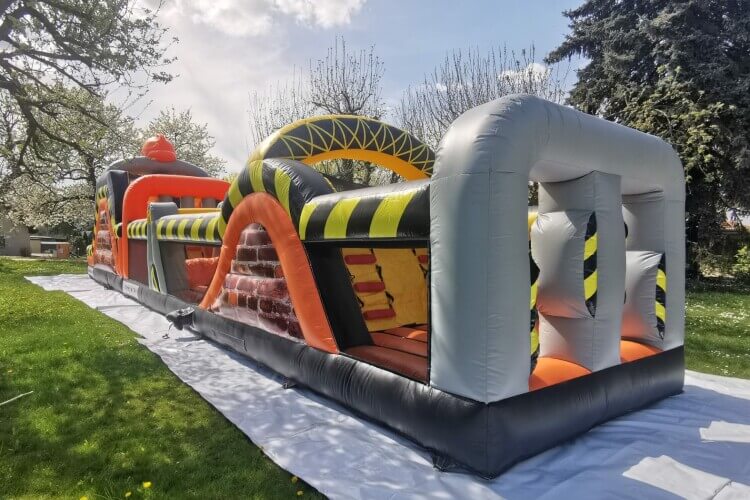 Hüpfparcours Baustelle rechts