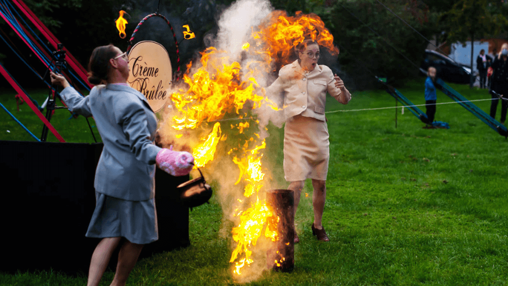 (Foto: Duo Crème Brûlée - Feuershow)