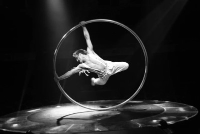 David Matz im Cyr Wheel