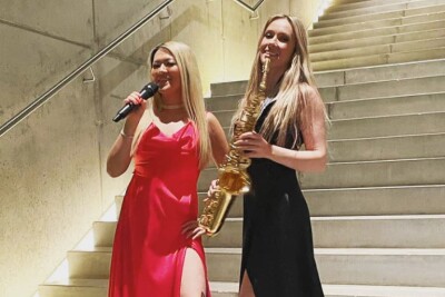 Duo Sängerin und Saxophonistin