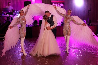 XXXL Engelswings Tanzbegleitung Hochzeit