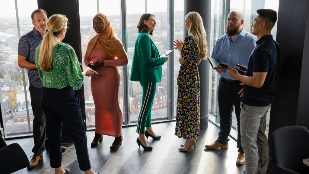 Berufliche Kontakte knüpfen auf Networking Events