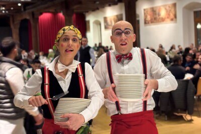 Spaßkellner Tack und Ticki