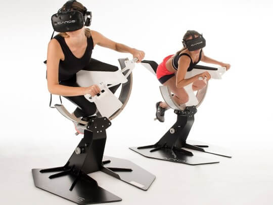 VR-Motorradsimulator