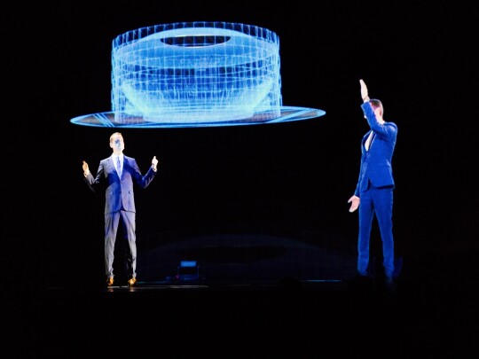 Hologramm Show