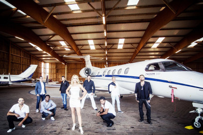 StreetLIVE Family Fotoshoot am Flugzeug