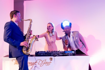 Voice and Sax live on stage@ Bentley- Maserati